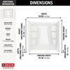 60"x32" Classic 500 Bathtub Wall