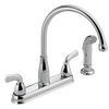 Two Handle Kitchen Faucet with Spray