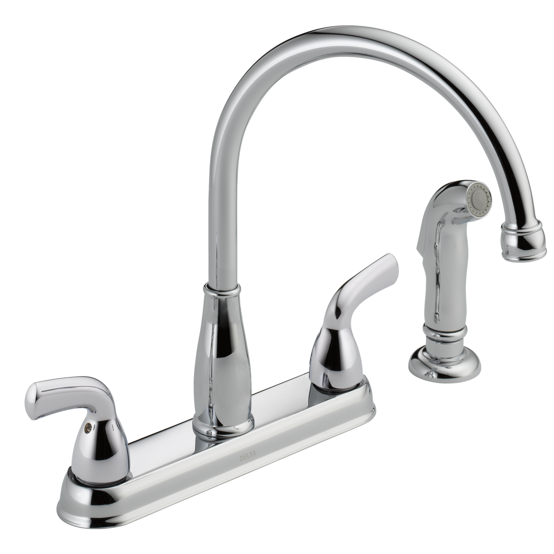 Two Handle Kitchen Faucet with Spray