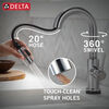 Single Handle Pull-Down Bar / Prep Faucet with Touch<sub>2</sub>O® Technology