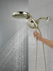 HydroRain® H<sub>2</sub>Okinetic® 5-Setting Two-in-One Shower Head (Recertified)