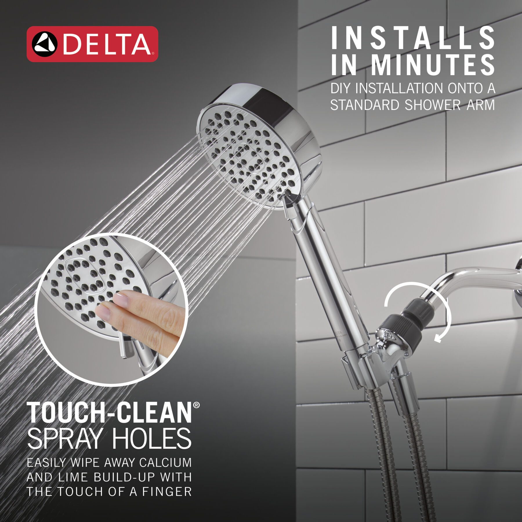 6-Setting Hand Shower