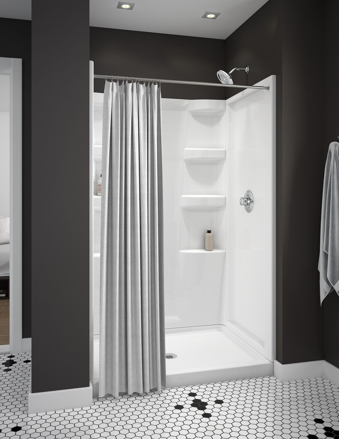 ProCrylic 48 in. Shower Surround, image 3