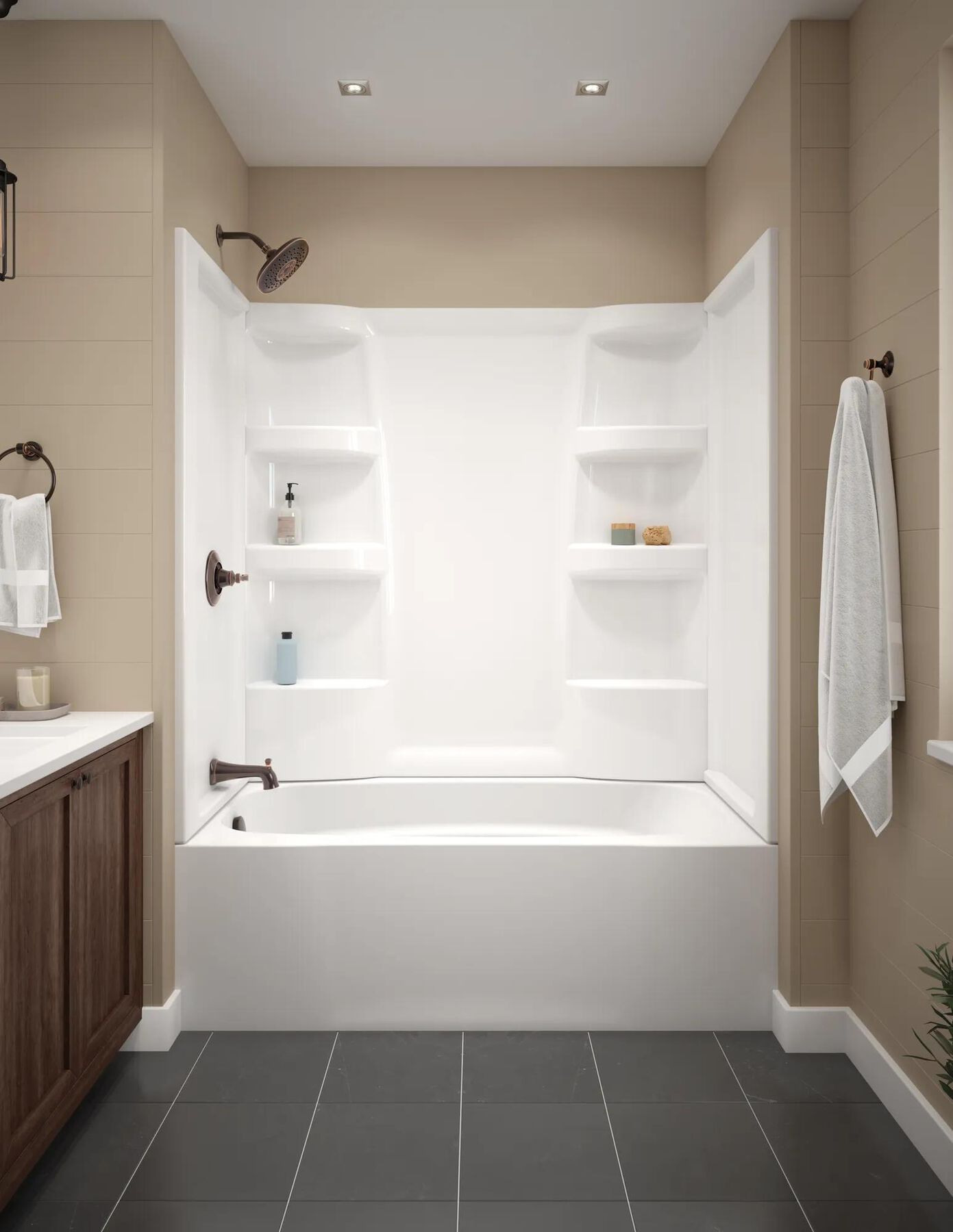 ProCrylic 60 in. x 30 in. Bathtub Surround