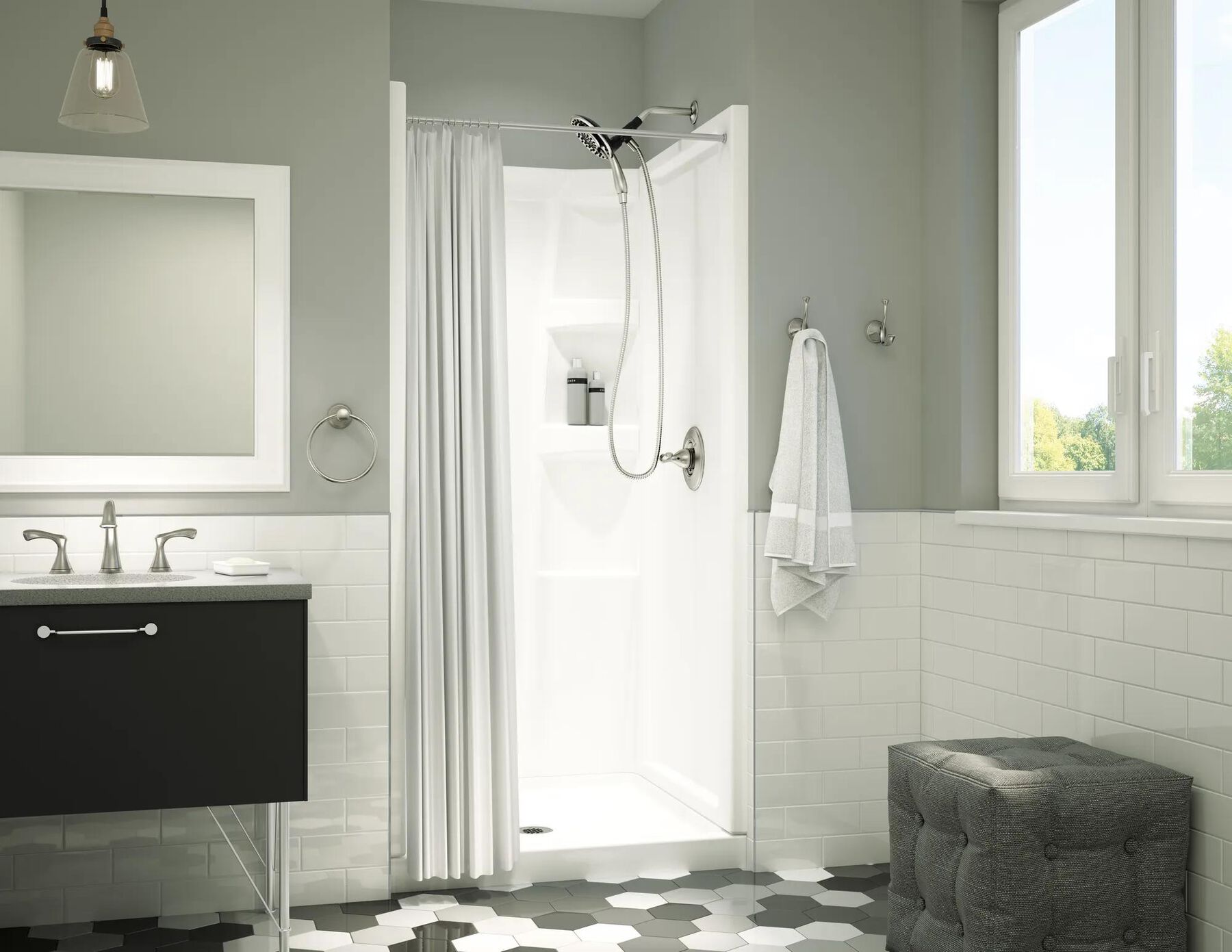 ProCrylic 36 in. Shower Surround