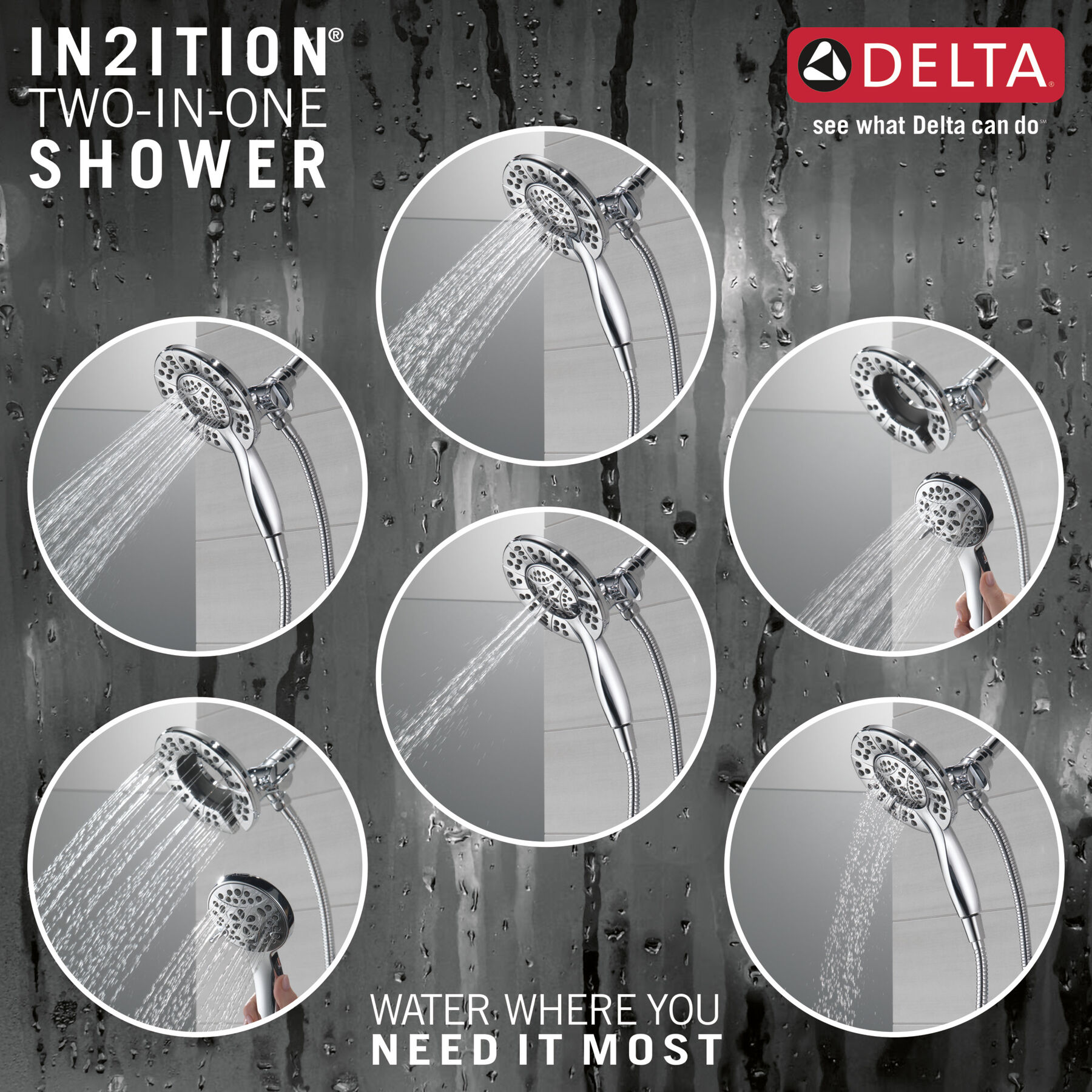 In2ition&reg; HSSH 1.75 GPM 4-Setting (Recertified)
