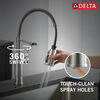 Single-Handle Pull-Down Spring Kitchen Faucet