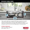25” Stainless Steel Workstation Kitchen Sink Drop-In Undermount Single Bowl with WorkFlow™ Ledge and Accessories