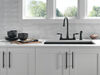Two Handle Kitchen Faucet with Spray