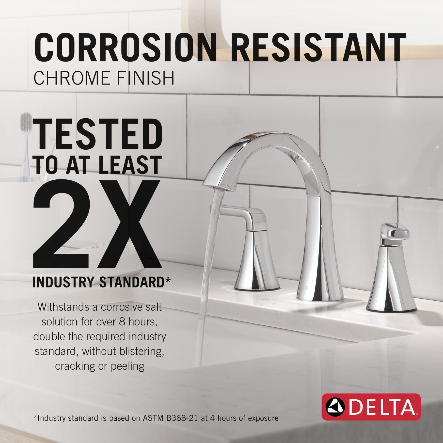 Widespread Lavatory Faucet with 14 Series Tub Shower Trim and Bathroom Accessories Bundle