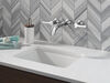 Two Handle Wall Mount Bathroom Faucet