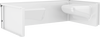Procrylic Seated Shower Kit 60"x32" Left Drain