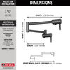 Contemporary Pot Filler (Recertified)