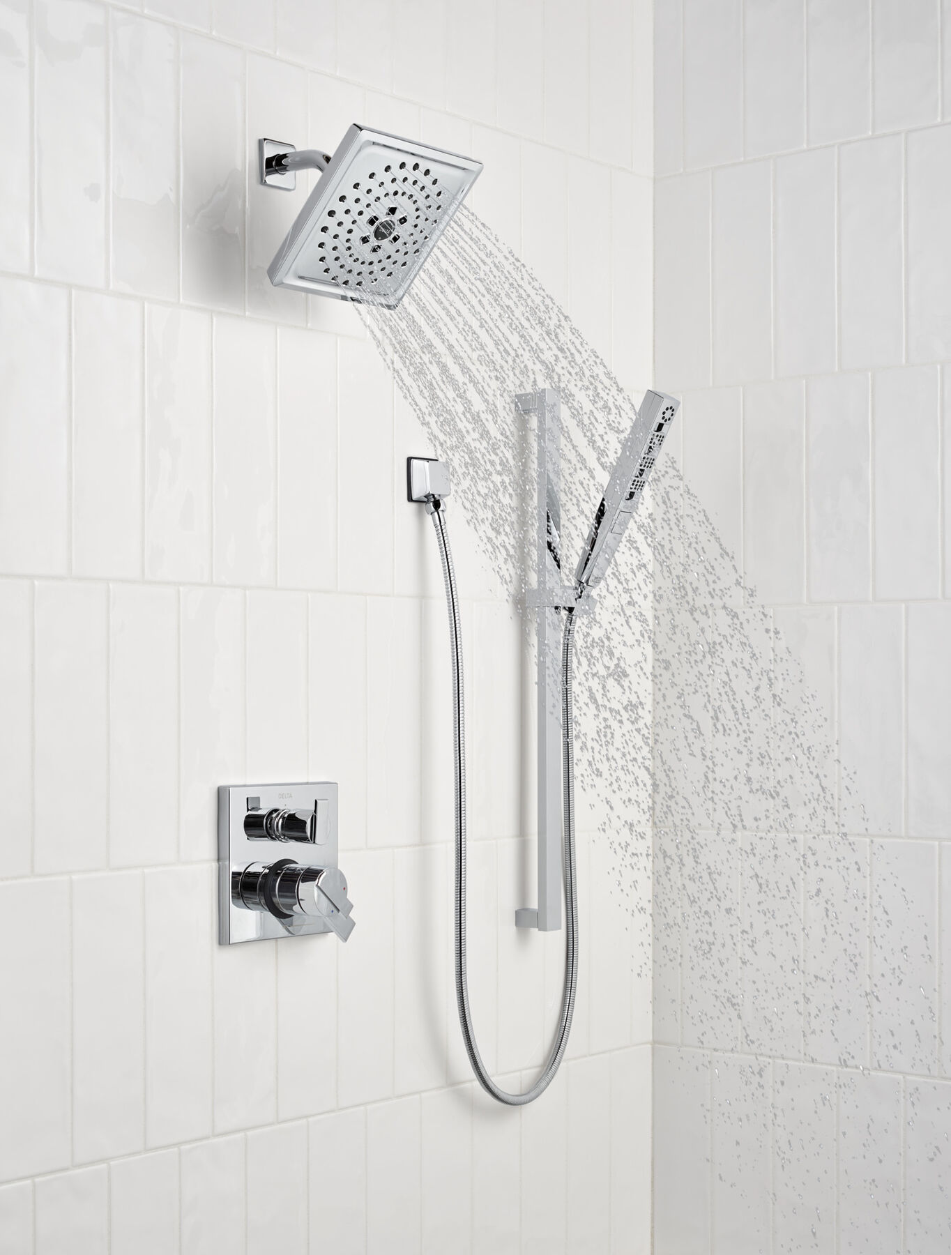 Square Wall Elbow for Hand Shower, image 1