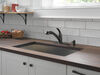Single Handle Pull-Out Kitchen Faucet with Soap Dispenser