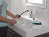Two Handle Centerset Pull-Down Bathroom Faucet