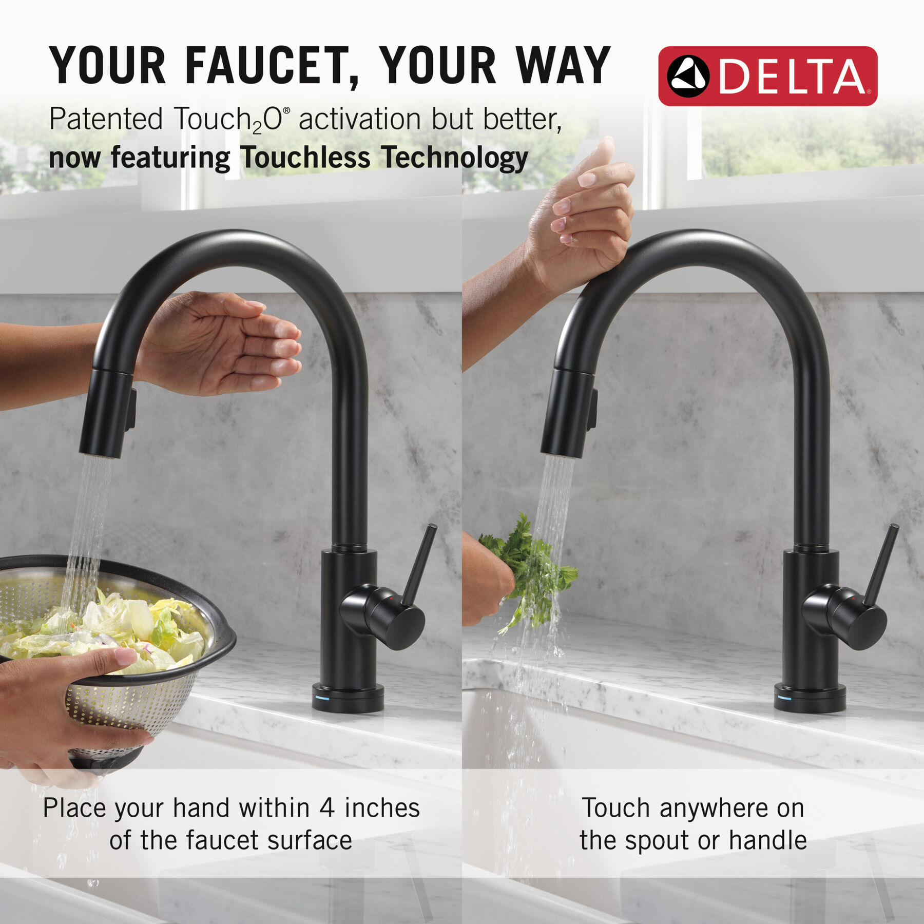 Touch<sub>2</sub>O® Technology Kitchen Faucet with Touchless Technology, image 44
