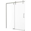 60”x32” Stainless Corner Shower Door
