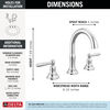 Widespread Lavatory Faucet with 14 Series Shower Trim Bundle