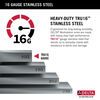 24” Workstation Undermount Single Bowl 16 Gauge Stainless Steel Laundry Utility Kitchen Sink with WorkFlow™ Ledge and Accessories