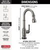 Single Handle Pull-Down Bar/Prep Faucet with Touch<sub>2</sub>O® Technology