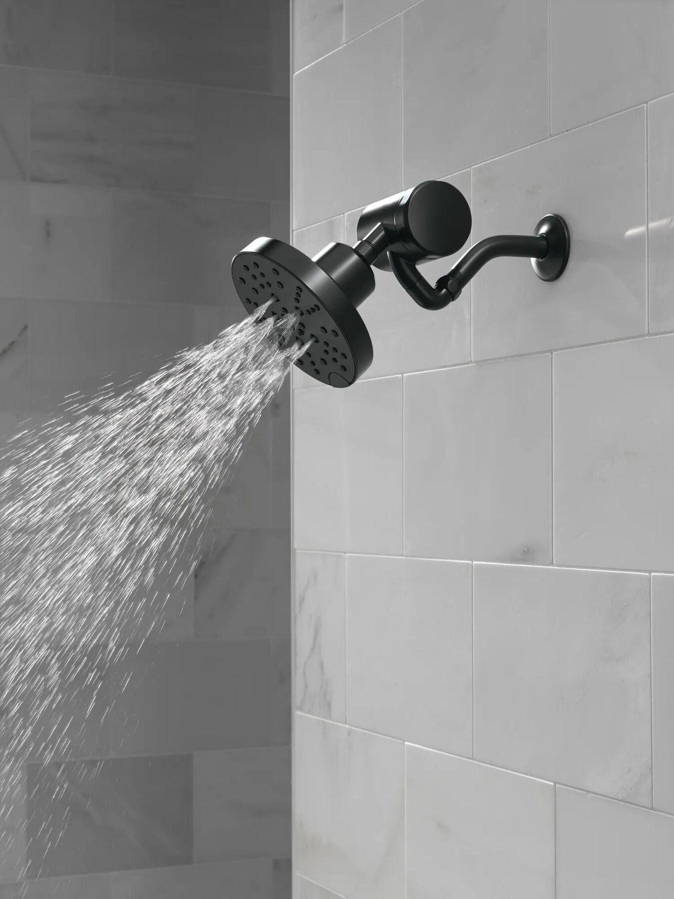 H<sub>2</sub>Okinetic&reg; 5-Setting Contemporary Raincan Shower Head
