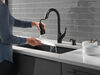 Single Handle Pull-Down Kitchen Faucet with Soap Dispenser and ShieldSpray Technology (Recertified)
