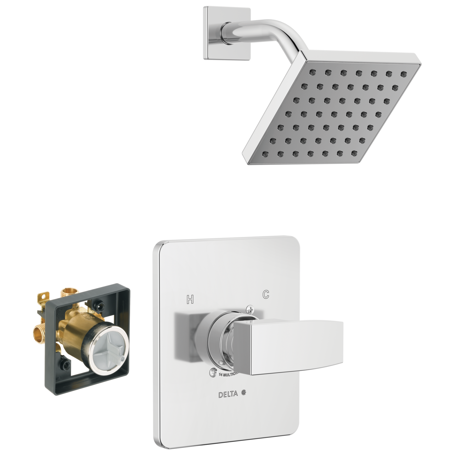Shower Trim with Rough Bundle - 14 Series