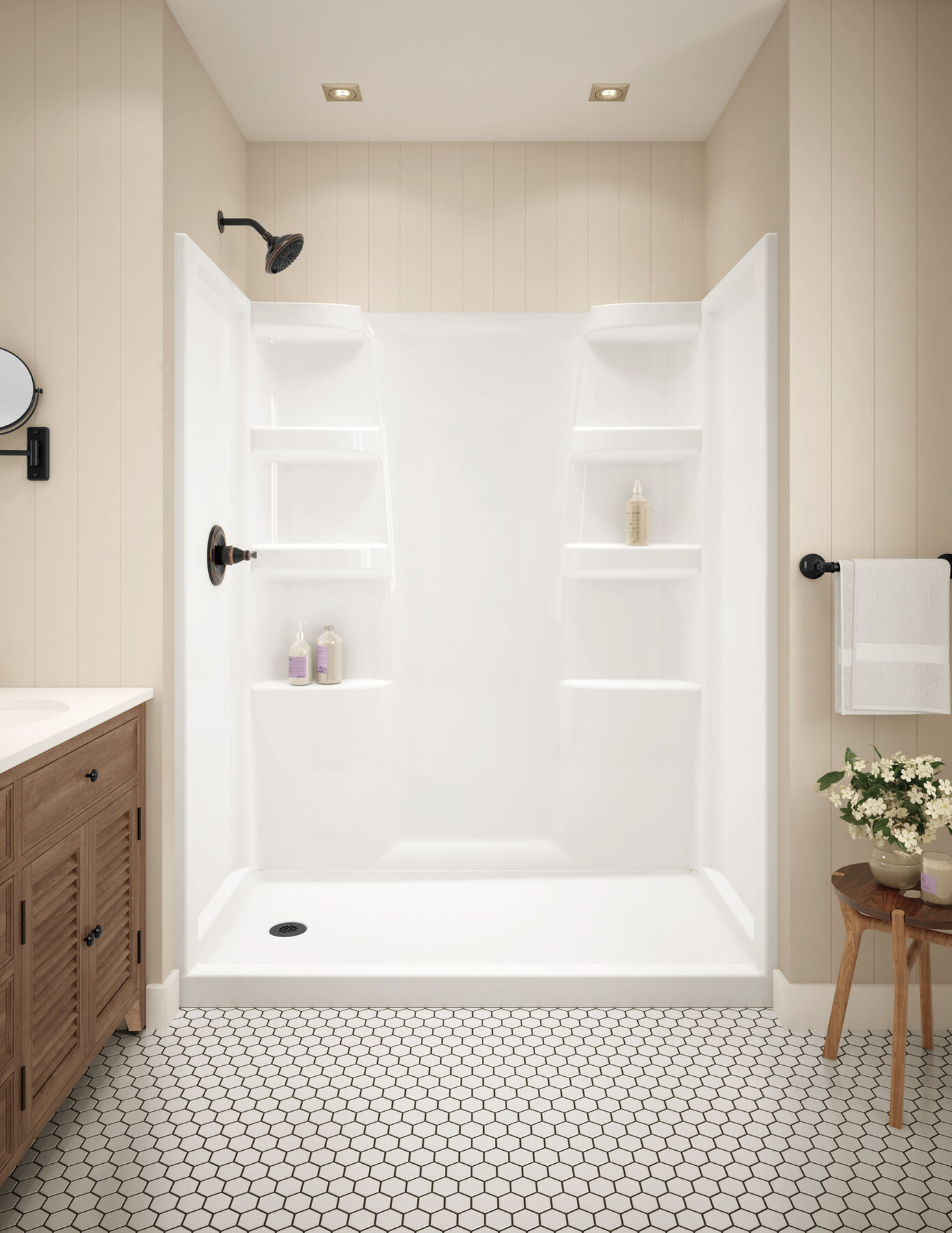 ProCrylic 60 in. x 30 in. Shower Surround, image 2