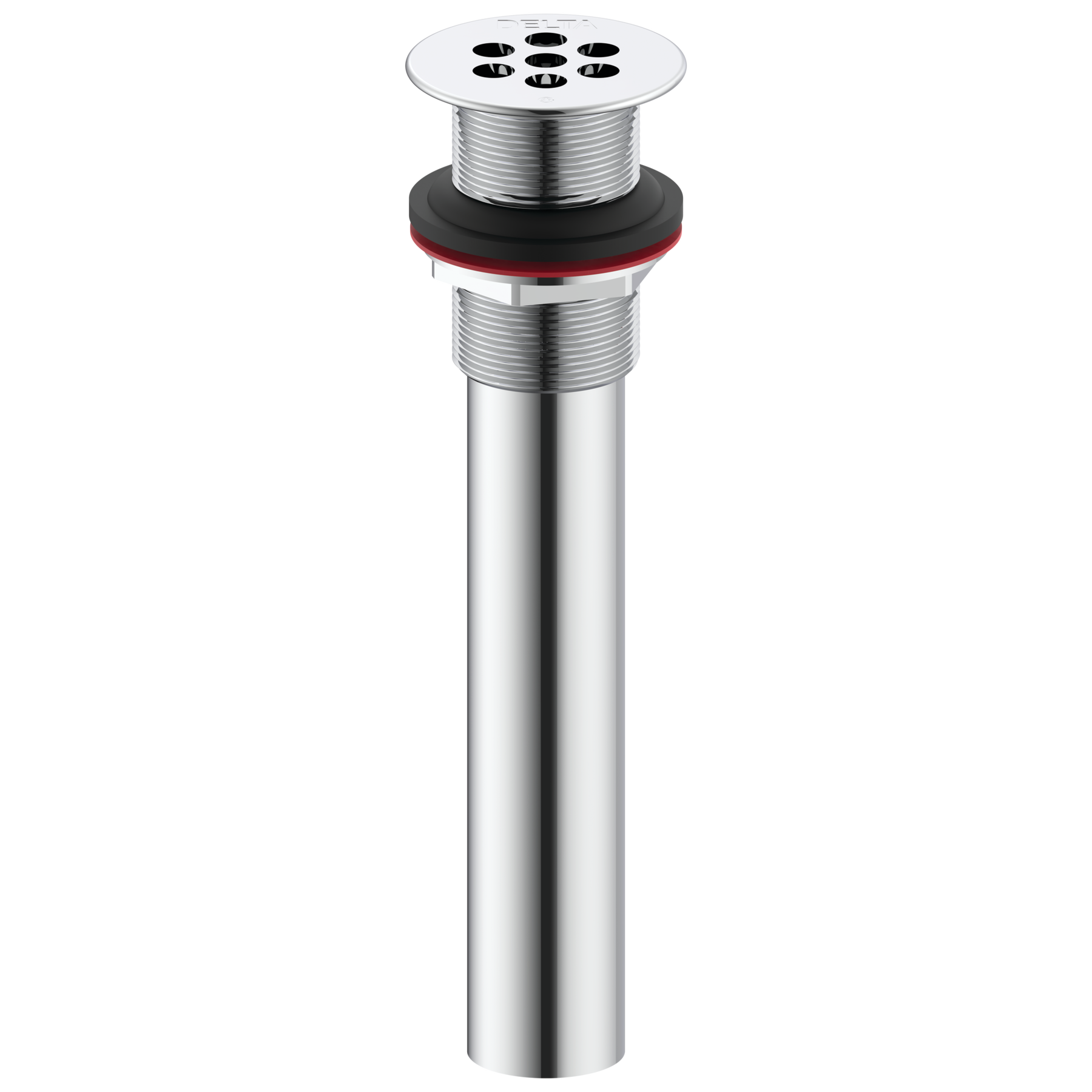 Cast Lavatory Waste with Open Grid Strainer Less Overflow