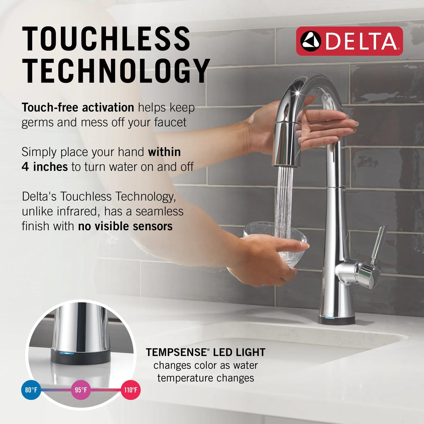 Touch2O&reg; Bar / Prep Faucet with Touchless Technology