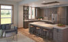 Two Handle Pull-Down Bridge Kitchen Faucet