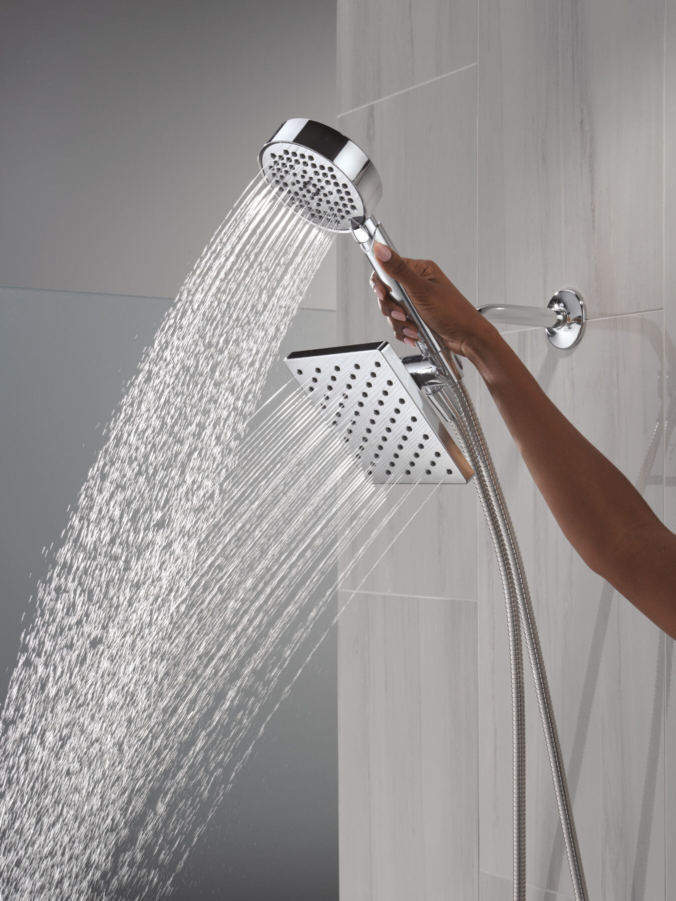 5-Setting Two-in-One Combination Shower with Additional Mount, image 3