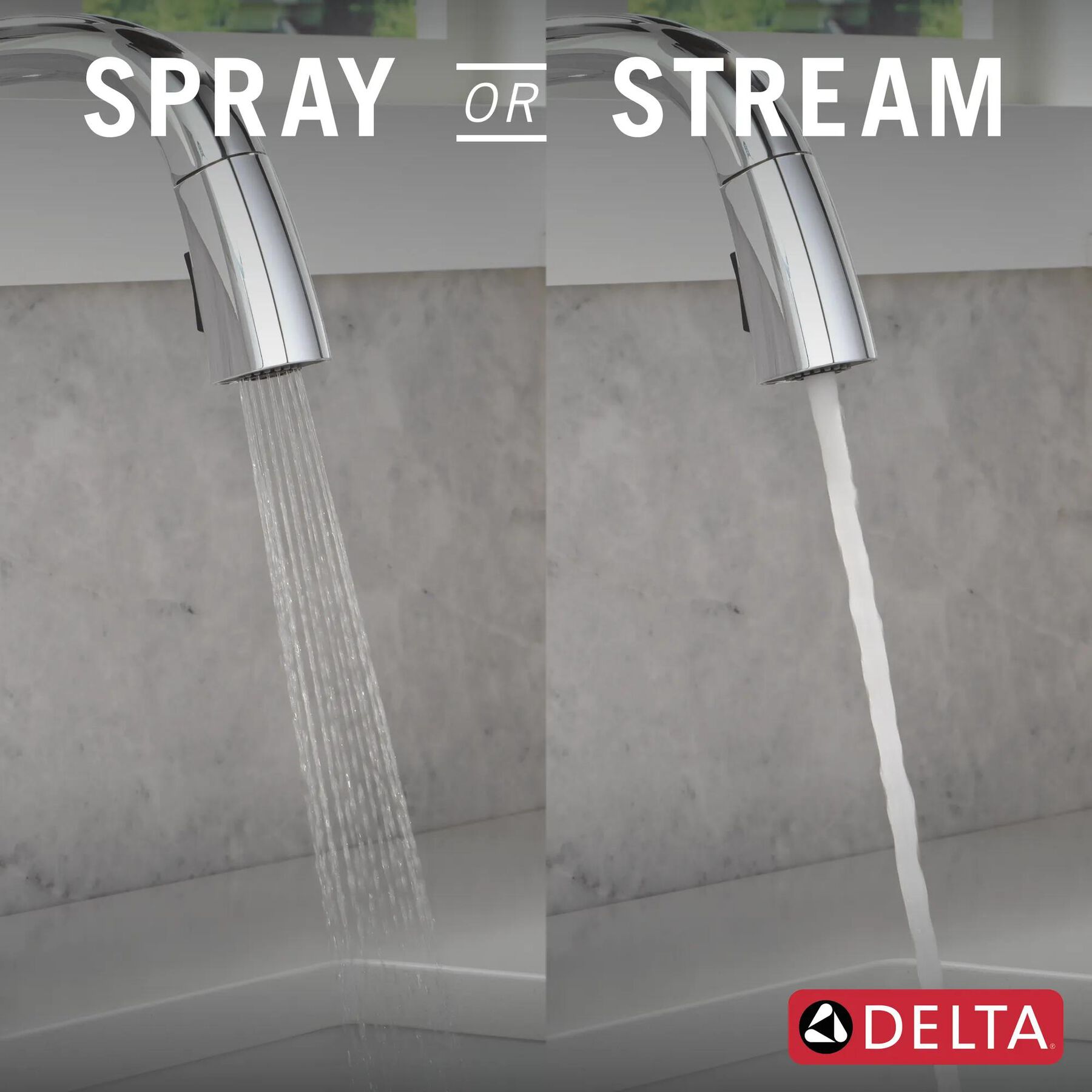 Touch<sub>2</sub>O&reg; Technology Kitchen Faucet with Touchless Technology