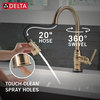 Touch<sub>2</sub>O® Technology Kitchen Faucet with Touchless Technology