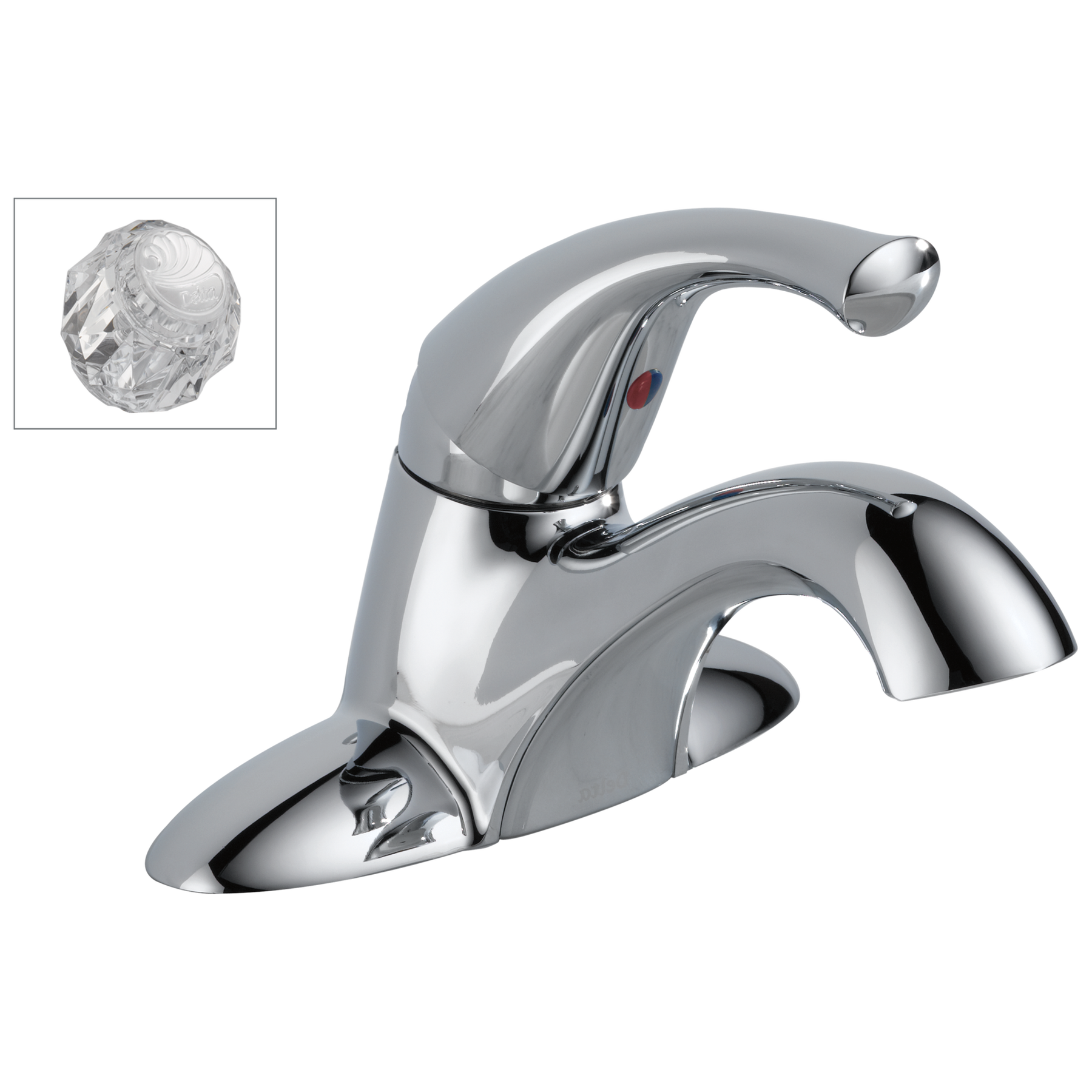 Single Handle Centerset Bathroom Faucet (Recertified)