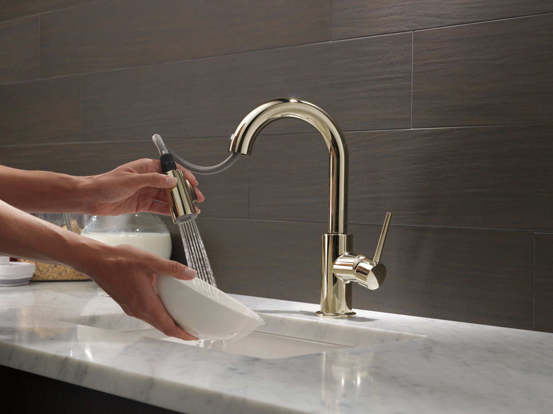 Single Handle Pull-Down Bar / Prep Faucet, image 1