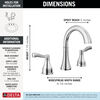 Two Handle Widespread Bathroom Faucet