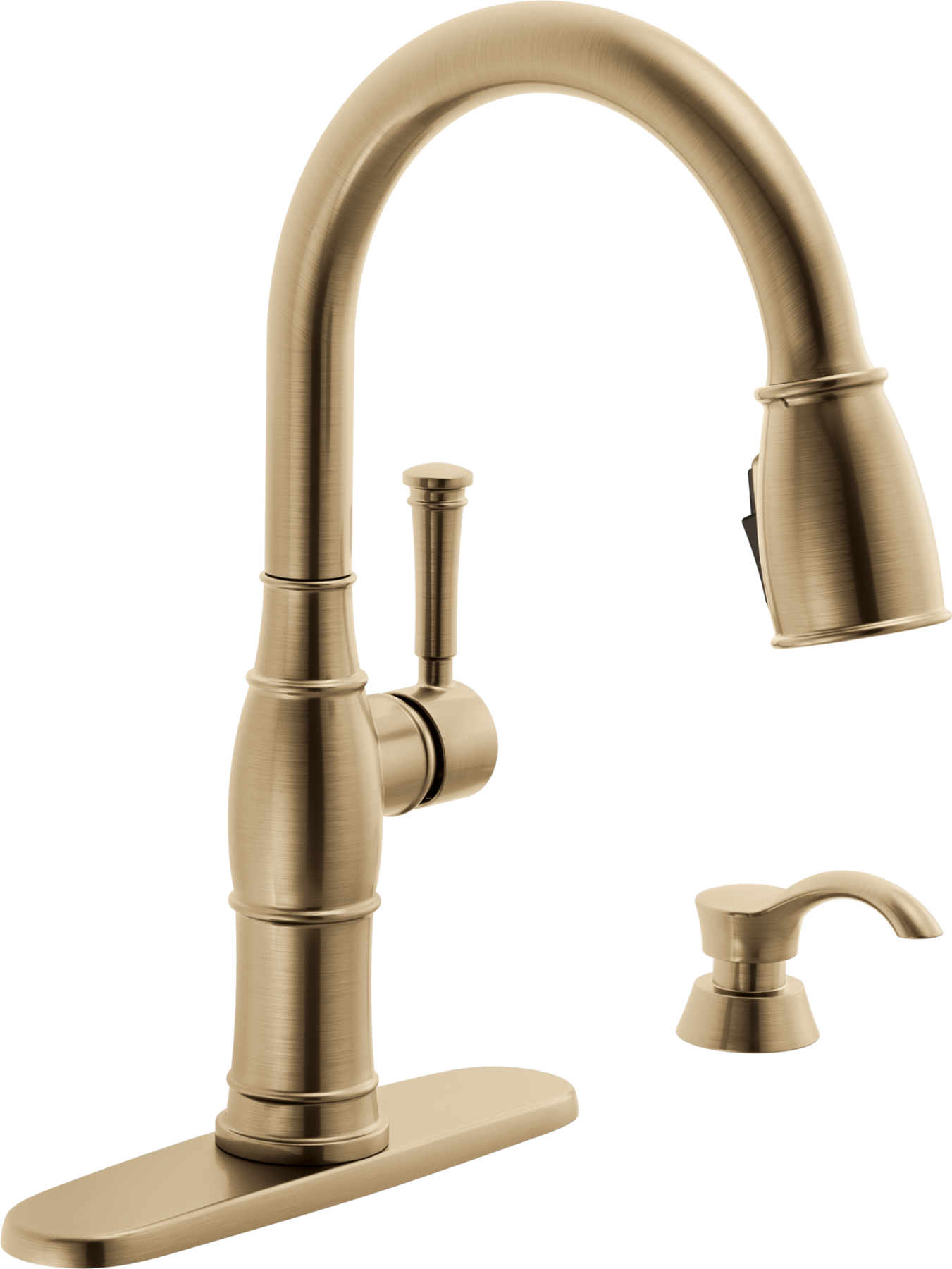 Pull-Down Kitchen Faucet w/Soap (Recertified)