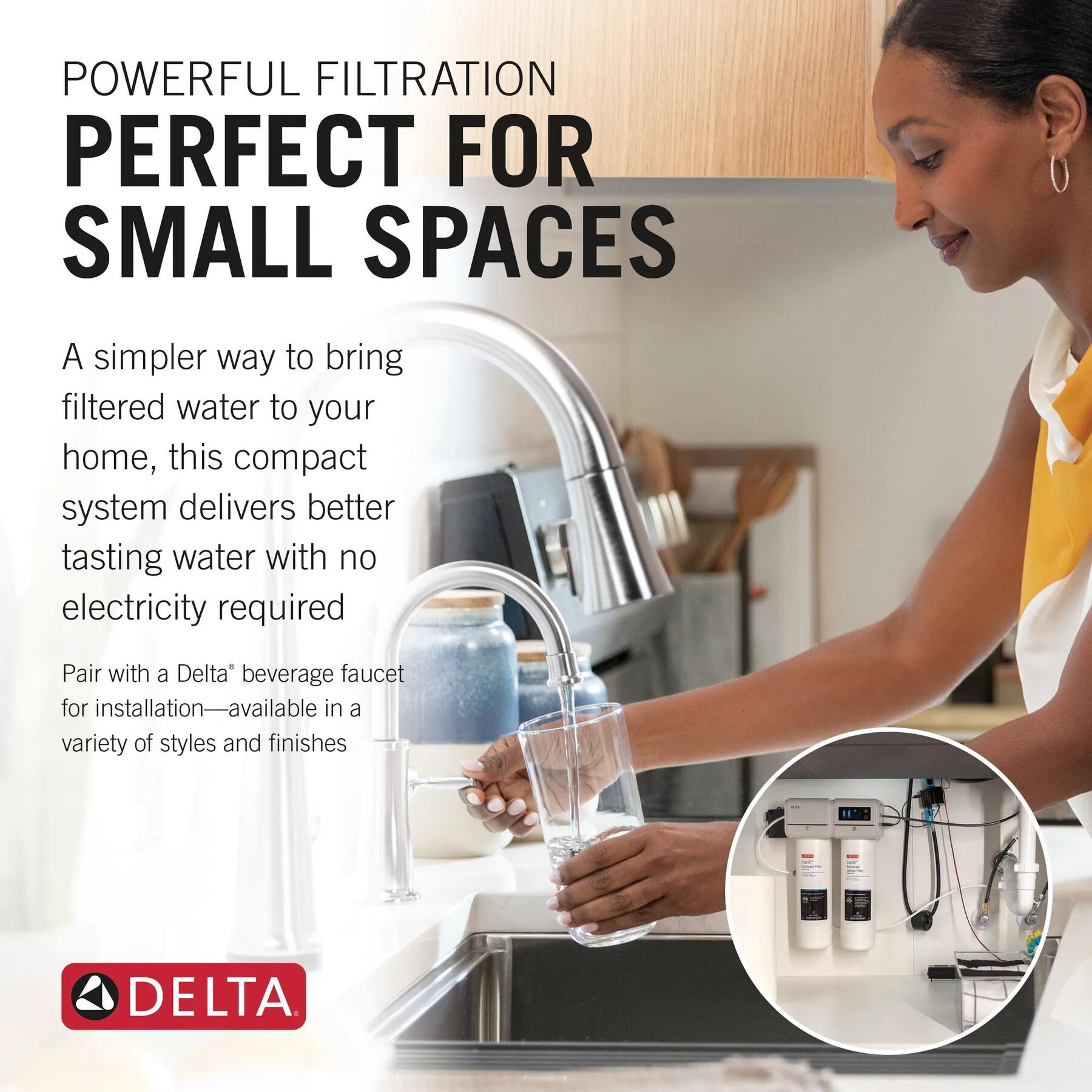2-Stage Under Sink Advanced Water Filtration System