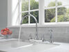 Two Handle Kitchen Faucet with Spray (Recertified)