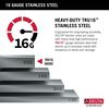 36&rdquo; Retrofit Farmhouse Apron Front 16 Gauge Stainless Steel Single Bowl Kitchen Sink for Undermount / Drop-In Installation with Accessories