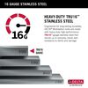 30&rdquo; Workstation Kitchen Sink Undermount&nbsp;16 Gauge&nbsp;Stainless Steel Single Bowl with&nbsp;WorkFlow&trade; Ledge and Accessories