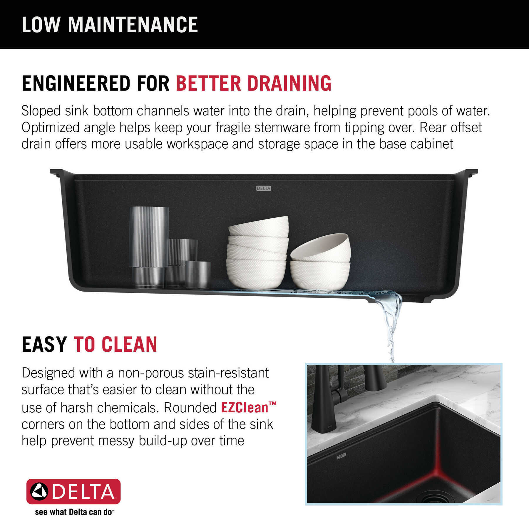 30” Granite Composite Workstation Kitchen Sink Undermount Single Bowl with WorkFlow™ Ledge and Accessories in Metallic Black, image 8
