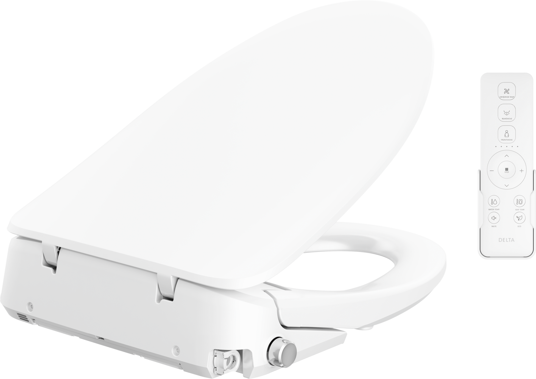 Premium Elongated Electric Bidet Toilet Seat, image 2