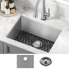 24” Undermount Stainless Steel Single Bowl Laundry Utility Kitchen Sink with Accessories