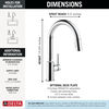 Single Handle Pull-Down Kitchen Faucet