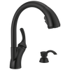 Single Handle Pull-Out Kitchen Faucet with Soap Dispenser and ShieldSpray&reg; Technology (Recertified)