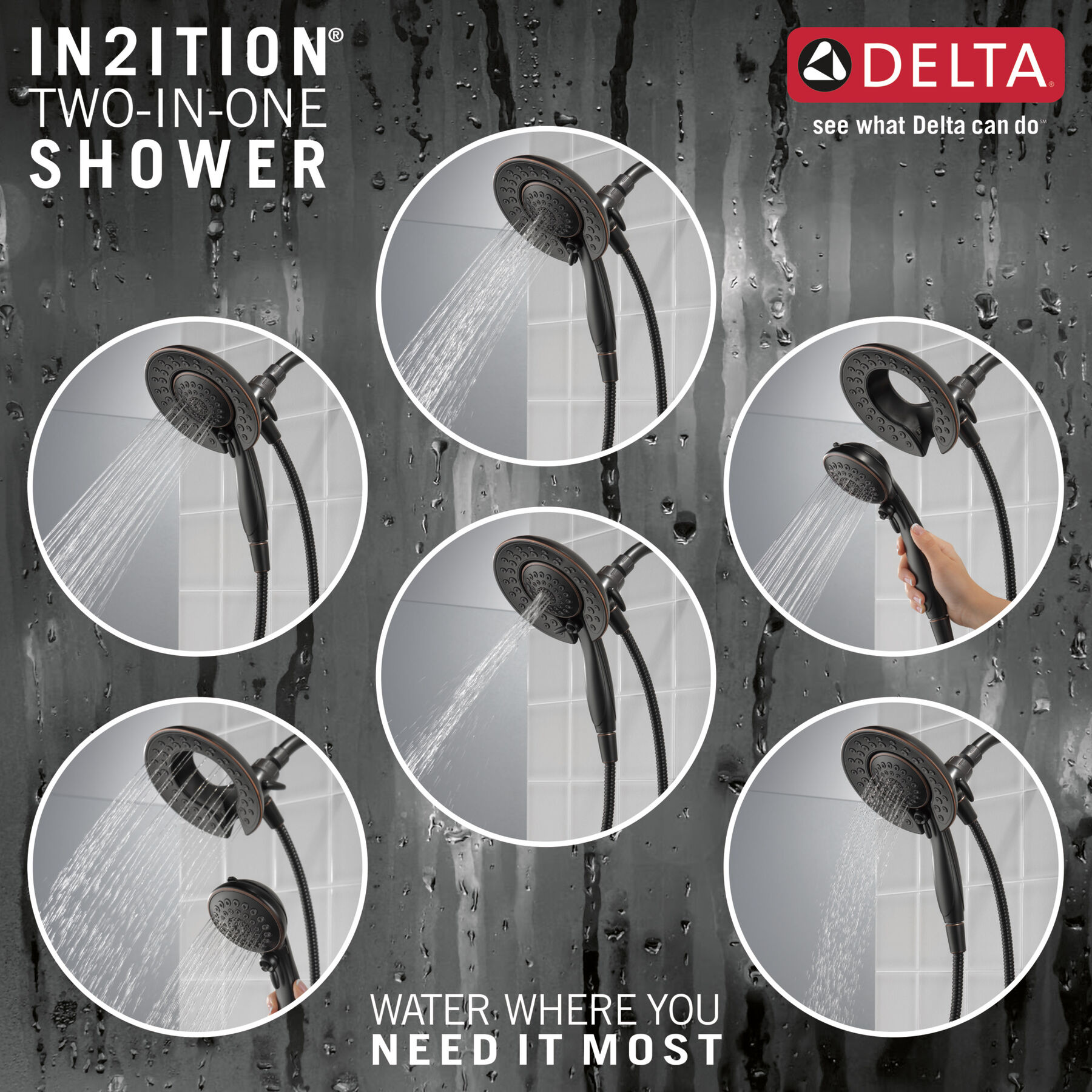 In2ition Shower Rough & Trim 1L 14S (Recertified), image 2