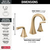 Two Handle Widespread Bathroom Faucet (Recertified)